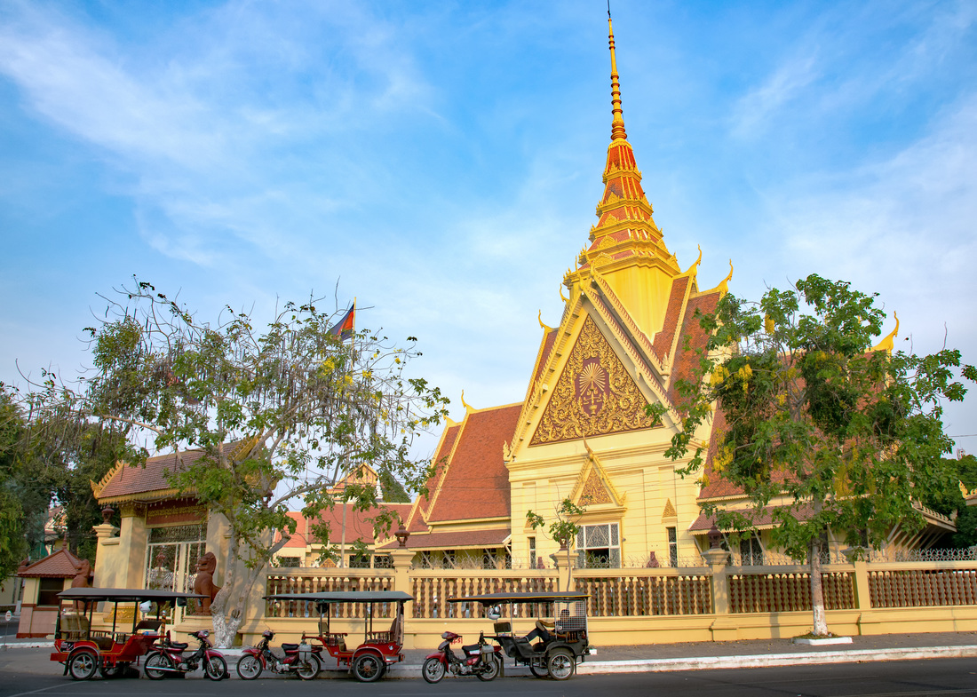 Traditional architecture, Phnom Penh Cambodia