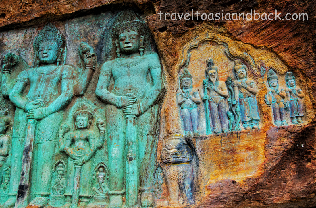 Vishnu and the Rishis, Peung Kom Nuo, Svay Leu, Cambodia