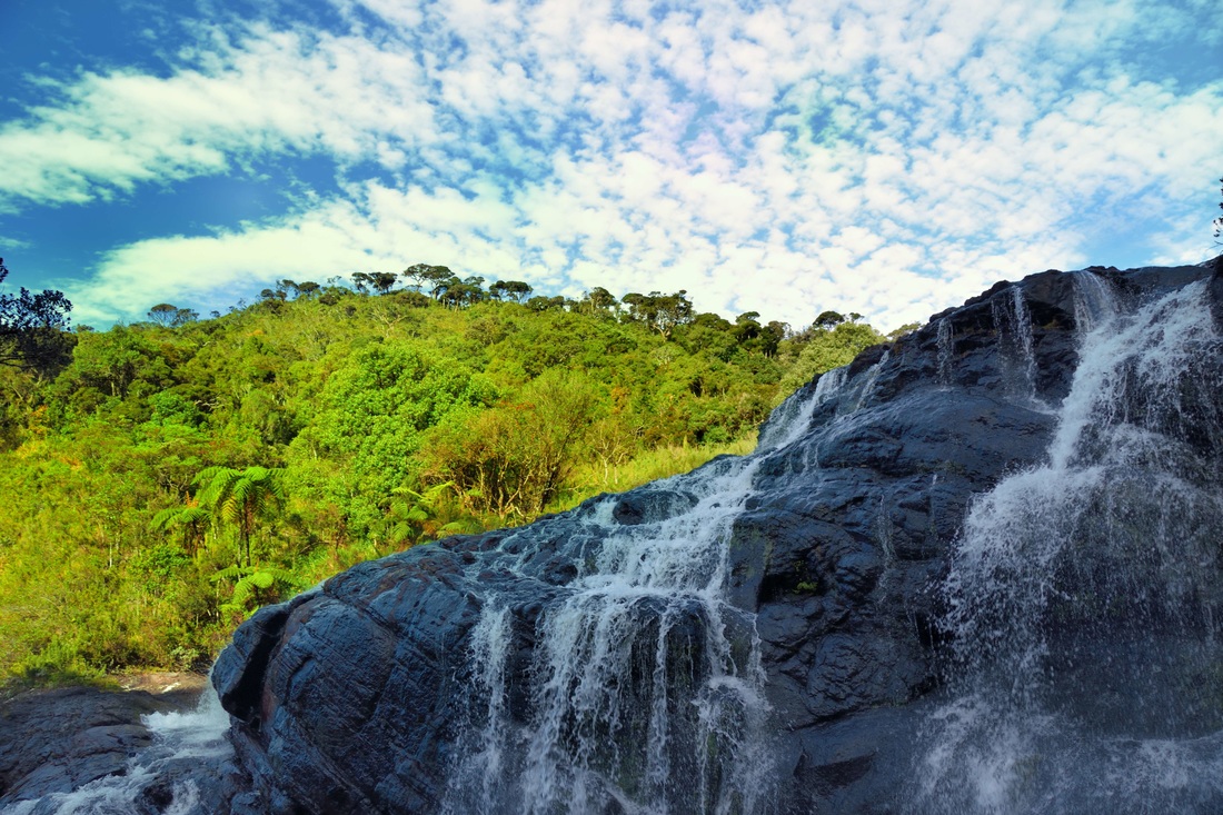 Baker's Falls, Horton Plain Sri Lanka