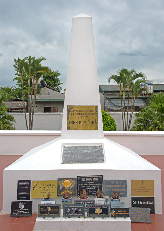 French war memorial, Dien Bien Phu, Vietnam