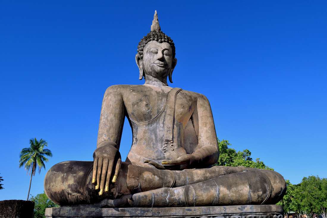 traveltoasiaandback.com - Buddha Image, Sukhothai Historical Park, Sukhothai Province, Thailand