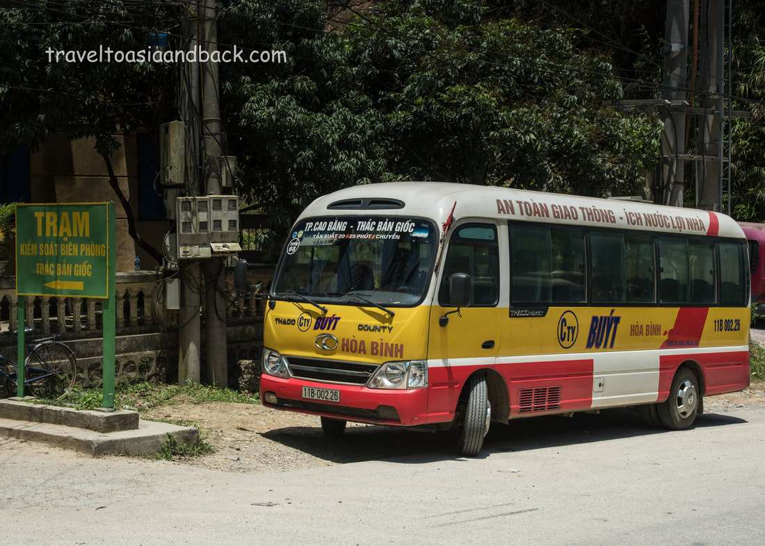 traveltoasiaandback.com - The number three public bus, Ban Gioc Waterfall, Cao Bang Province