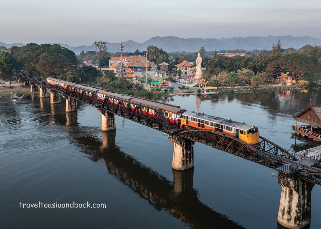 traveltoasiaandback.com - River Khwae Bridge, Kanchanaburi Province, Thailand