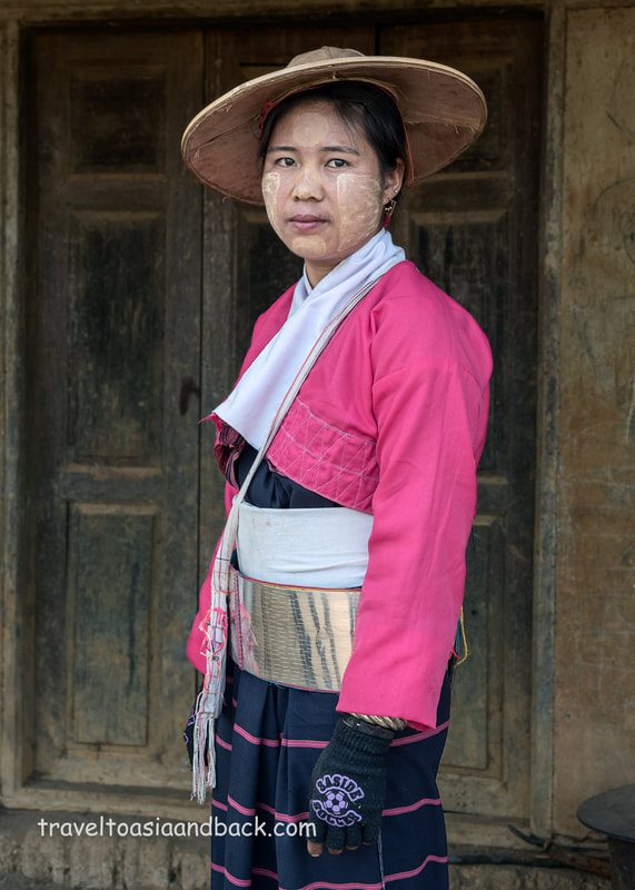 Palaung (Ta'ang) style, Lwei Sat, Lashio, Shan State, Myanmar
