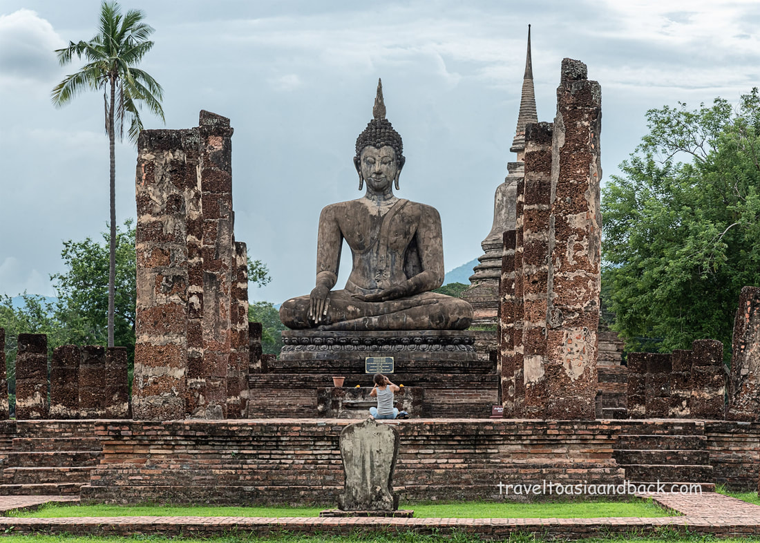 traveltoasiaandback.com - Wat Mahathat, Sukhothai Historical Park, Sukhothai Province, Thailand