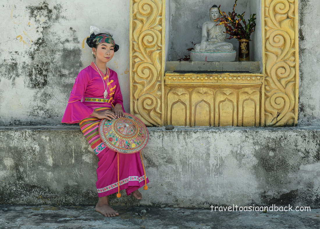 traveltoasiaandback.com -  Shan costume, Hsipaw, Shan State, Myanmar