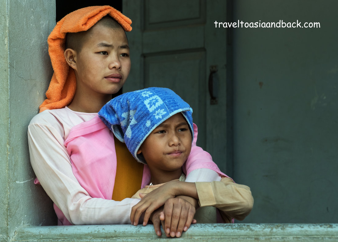 traveltoasiaandback.com - Aung Myae Oo Monastic School,  Sagaing, Mandalay Region, Myanmar