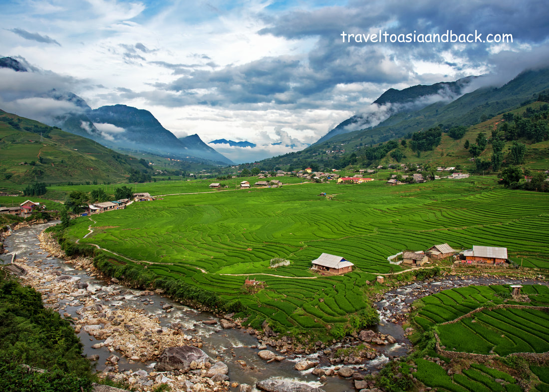 traveltoasiaandback.com - The Muong Hoa River Valley, Sapa, Lao Cai Province, Vietnam