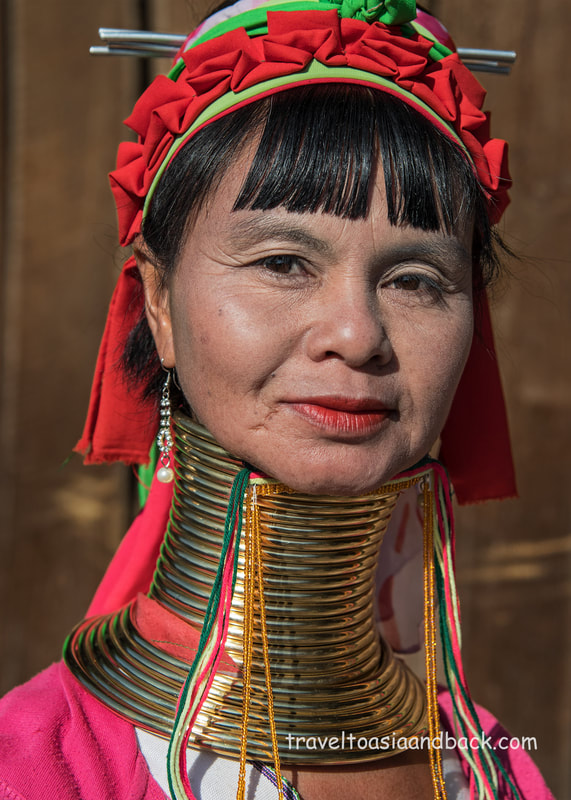 traveltoasiaandback.com - A woman from the Kayan Lahwi ethnic group, Demoso Township, Kayah State, Myanmar