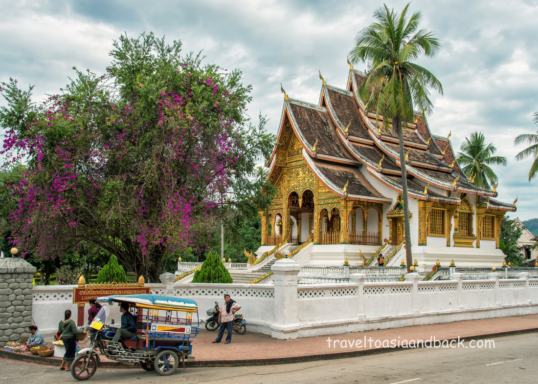 traveltoasiaandback.com - Wat Haw Pha Bang houses the Phra Bang Buddha image, Luang Prabang, Laos