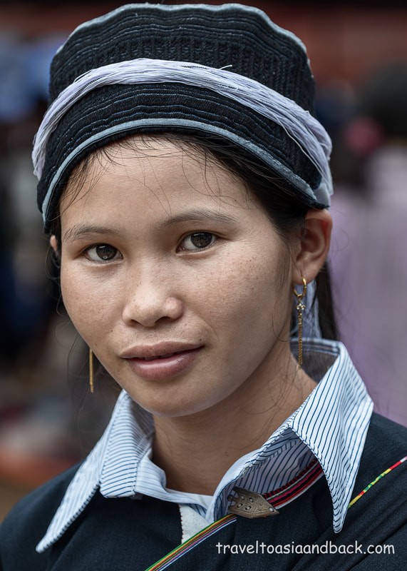 traveltoasiaandback.com - A beautiful Dao Ao Dai woman, Hoang Su Phi District, Ha Giang Province, Vietnam