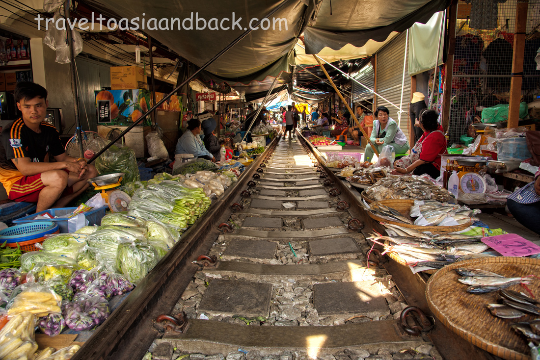 traveltoasiaandback.com -Maeklong Railway Market, Samut Songkhram Province, Thailand